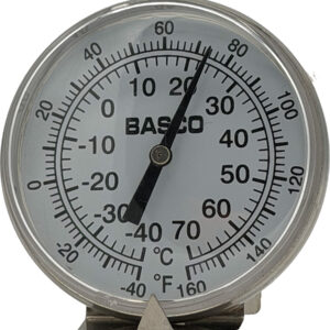 Thermomètre bimétallique à petit diamètre