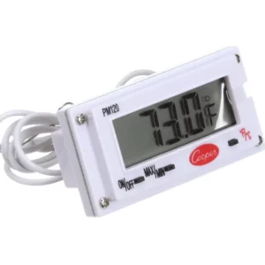 Panel mount digital thermometer