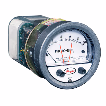 Photohelic differential pressure switches