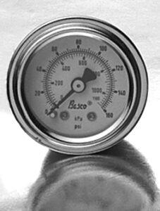 kp744 Manomètres à glycérine