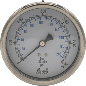 Liquid Filled Pressure Gauge - Image 3