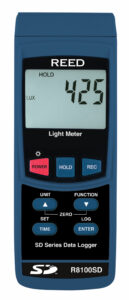 REED R8100SD-Image-A Luxmètre avec enregistrement de données