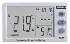 Wall or table digital thermohygrometer