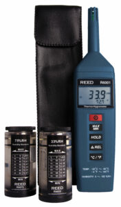REED R6001-KIT-A Digital thermohygrometer with calibration salts