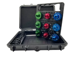 Jeu de 9 raccords de test rapide avec support – Image 3
