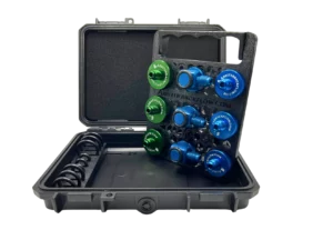 Jeu de 9 raccords de test rapide avec support – Image 4