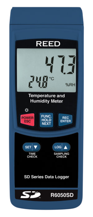 Thermohygrometer with data logging