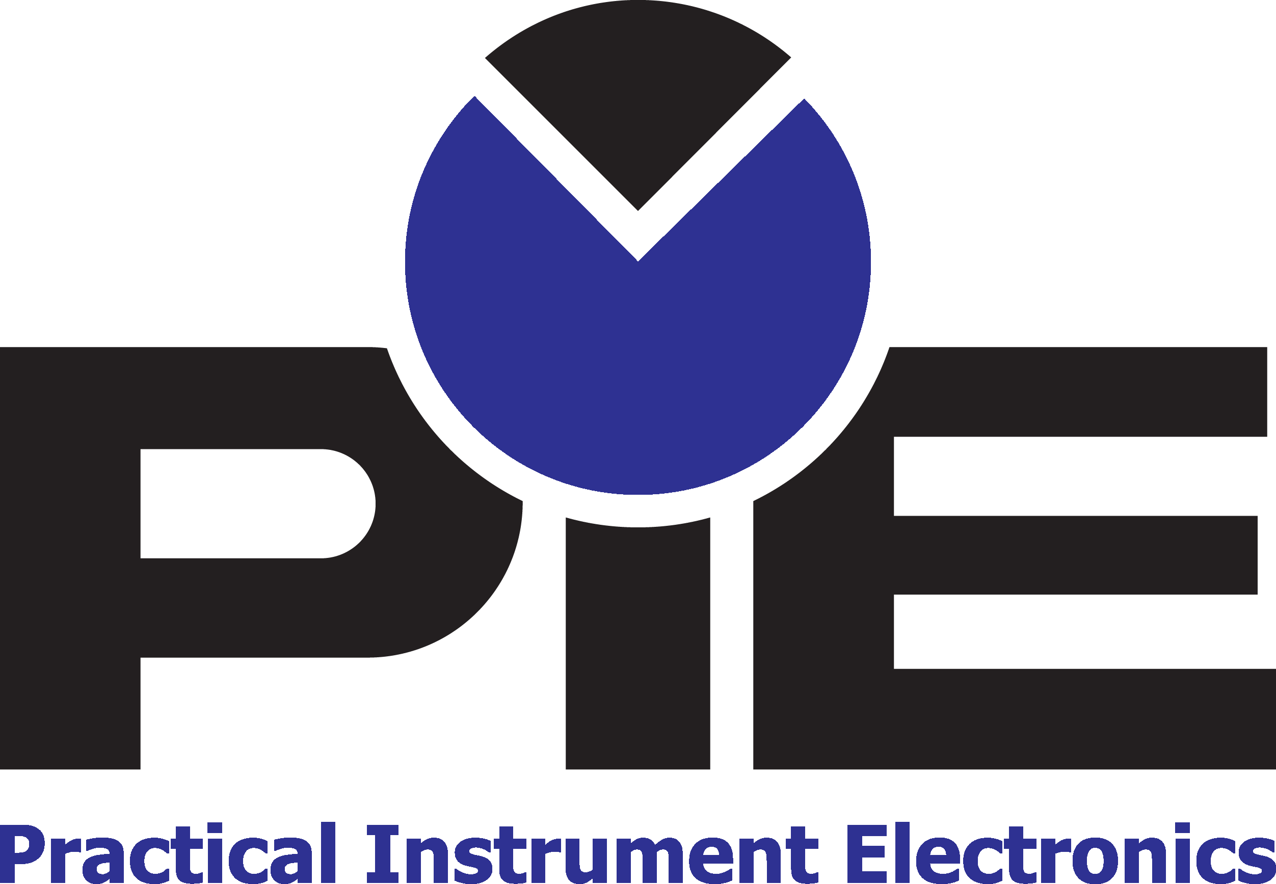 PIE Logo with Company Name - Blue Fill