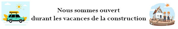 Vacances de la construction